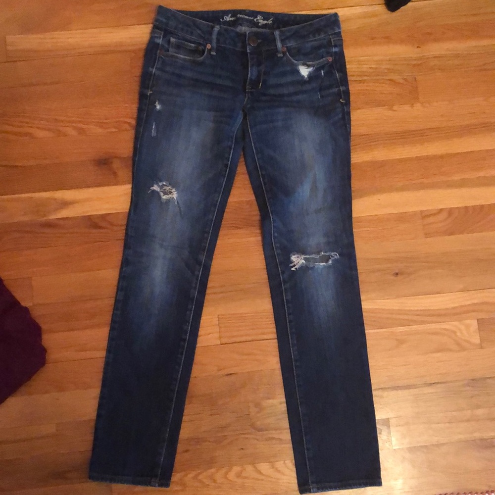 American eagle dark wash jeans